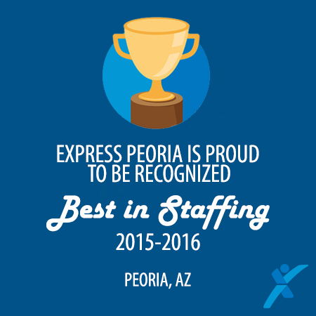 Express Peoria Best Staffing Agency 2016